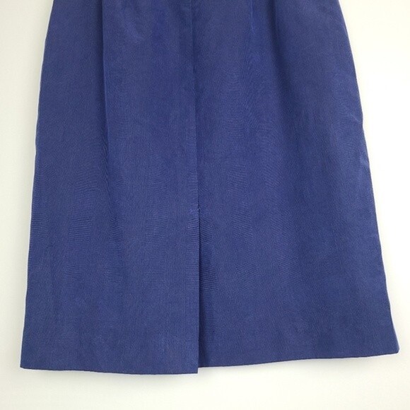 Kasper for ASL Womens Blue Short Sleeve Jacket and Skirt Suit Set Size 8 - Picture 7 of 12